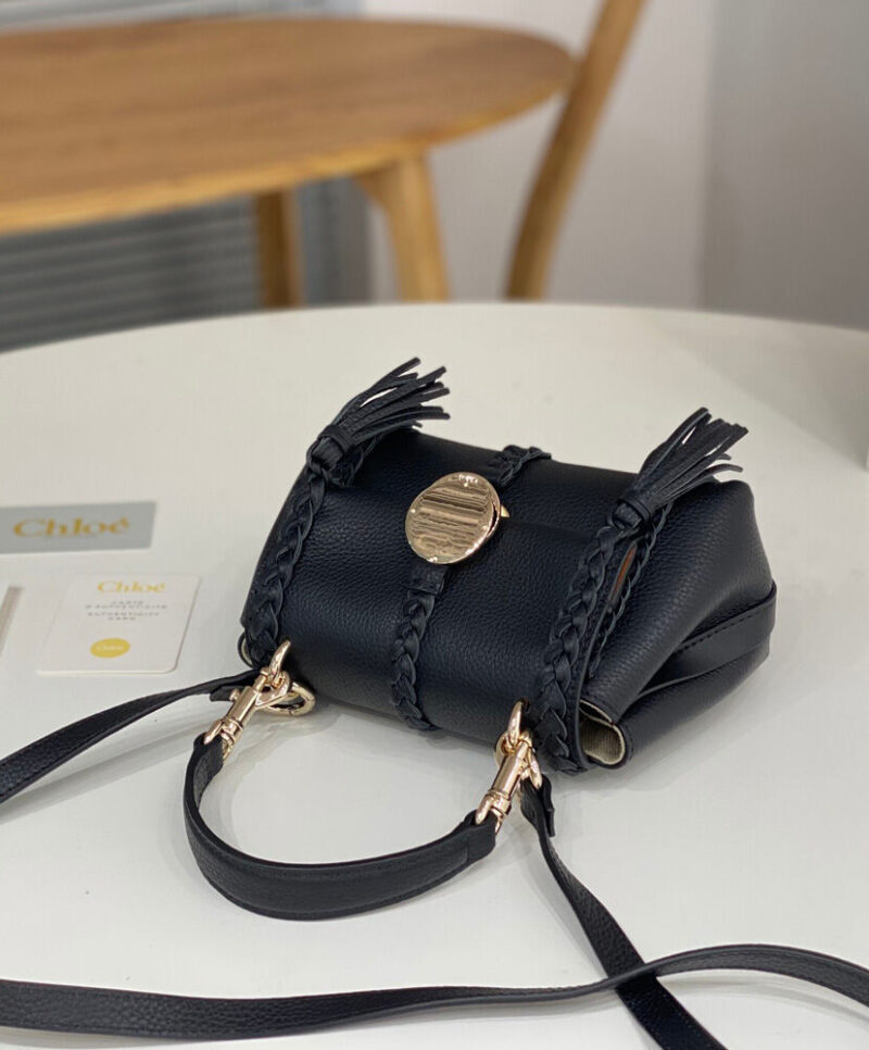 Chloe Penelope Mini Soft Shoulder Bag Black